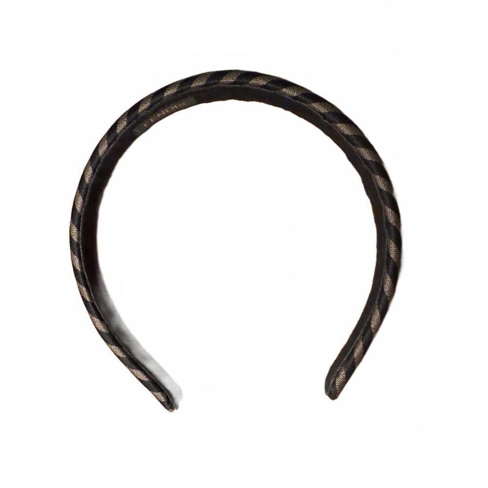 Fendi Striped Fabric Headband
